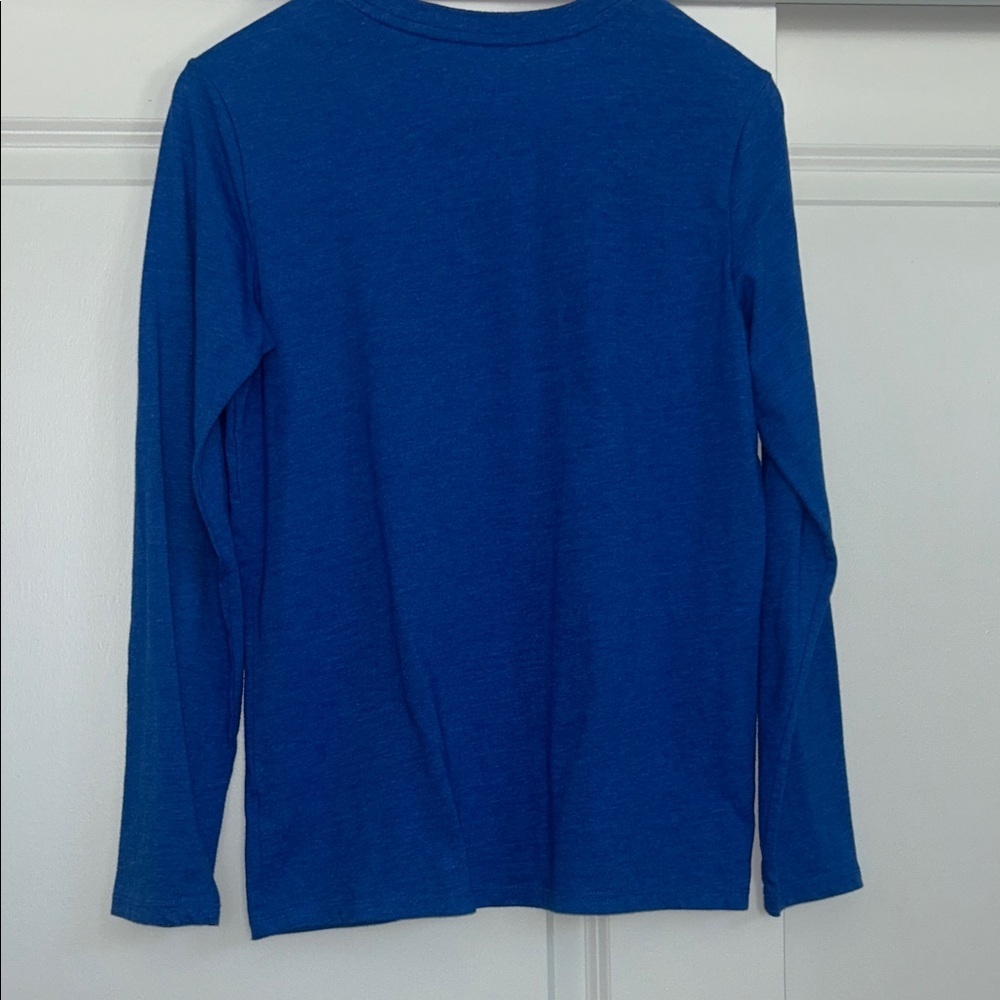 Sharkastic! Boys' Long Sleeve Graphic Tee - Blue - Picture 4 of 4